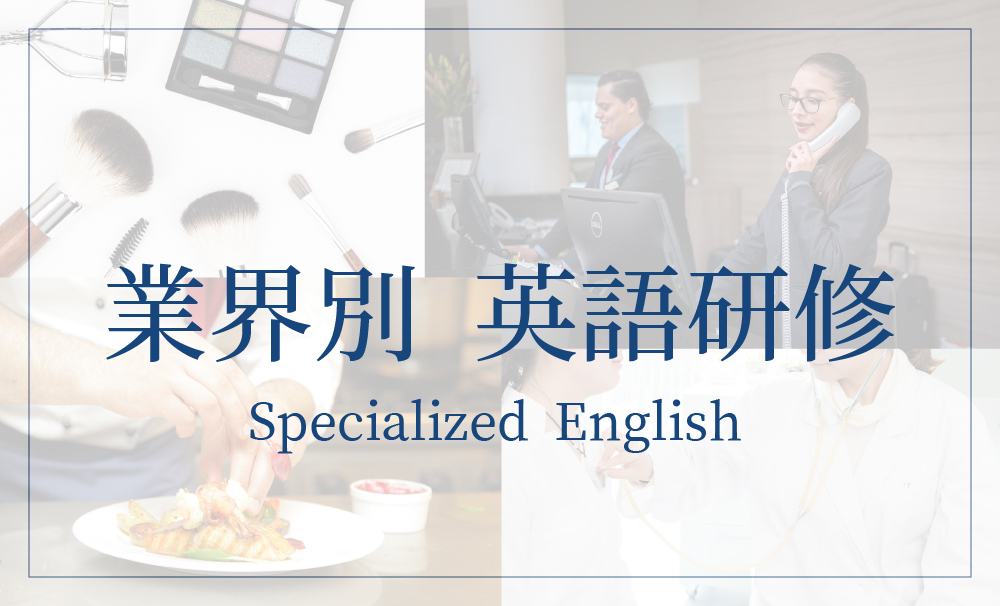 業界別英語研修