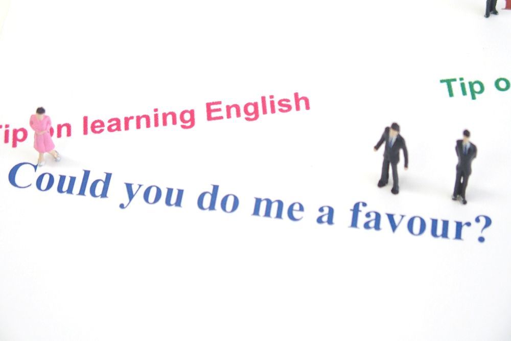 ●Tip on learning English●　Could you do me a favour?