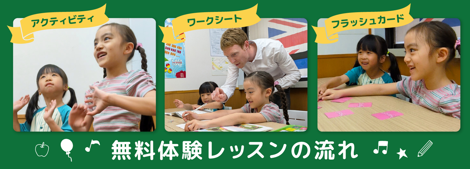 無料体験レッスンの流れ