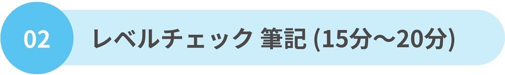 レベルチェック