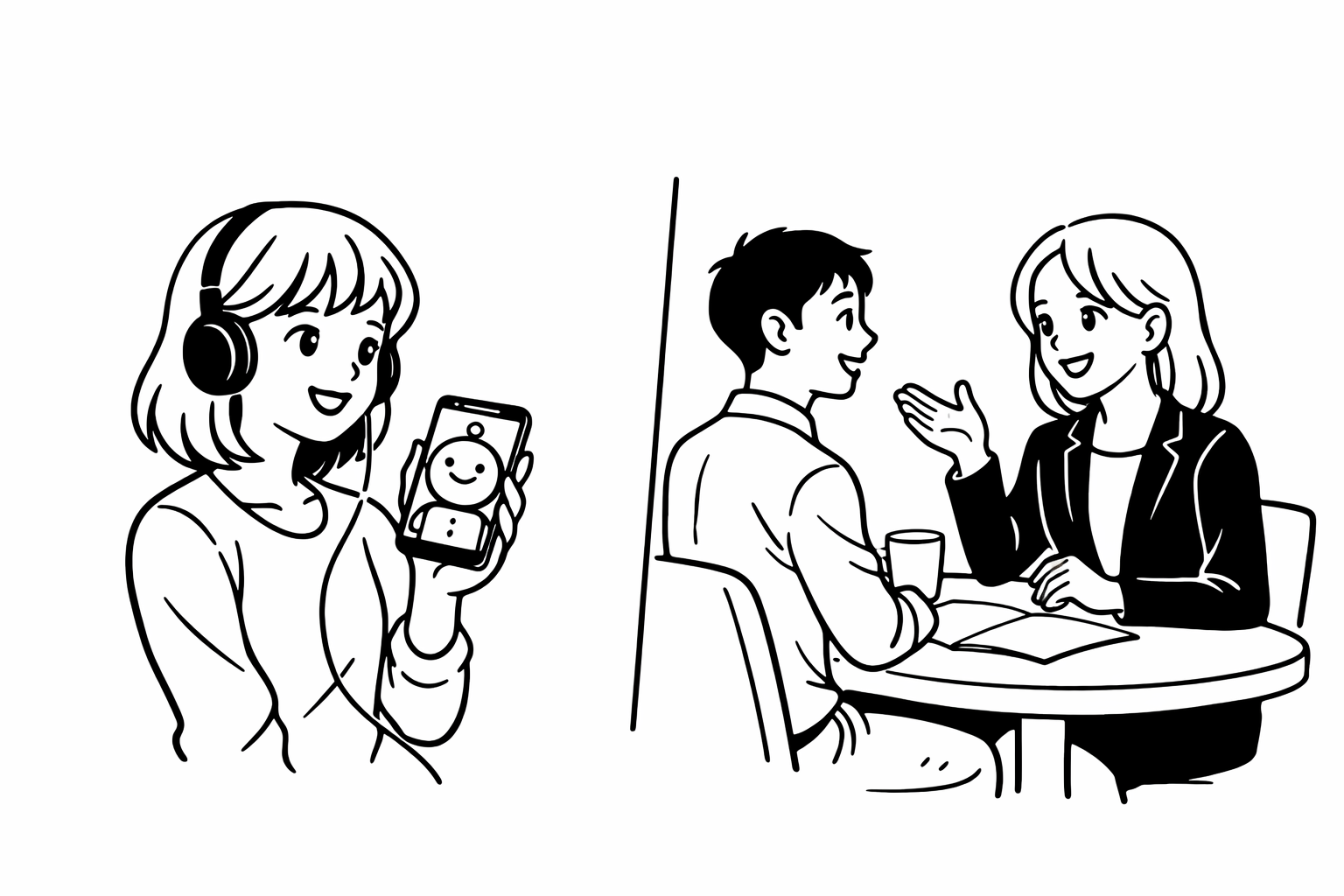 AI英会話アプリ vs 英会話スクール｜どっちが効果的？違いと選び方を解説