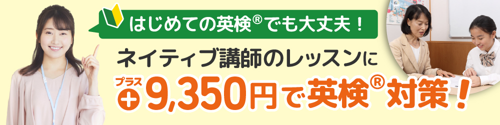 ネイティブ講師のレッスンに8800円追加でできる