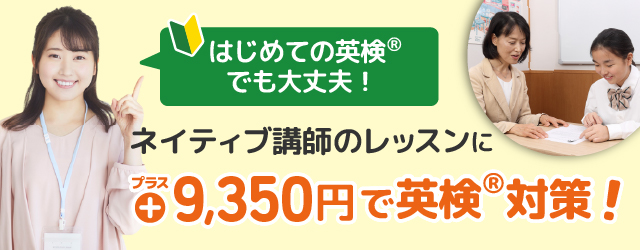 ネイティブ講師のレッスンに8800円追加でできる