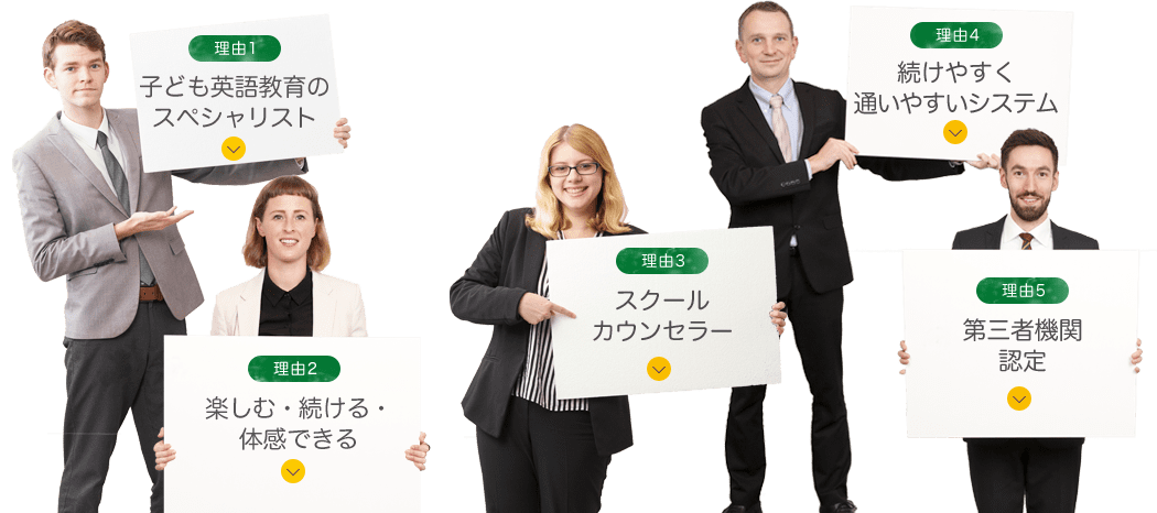 シェーン子ども英語を選ぶ5つの理由