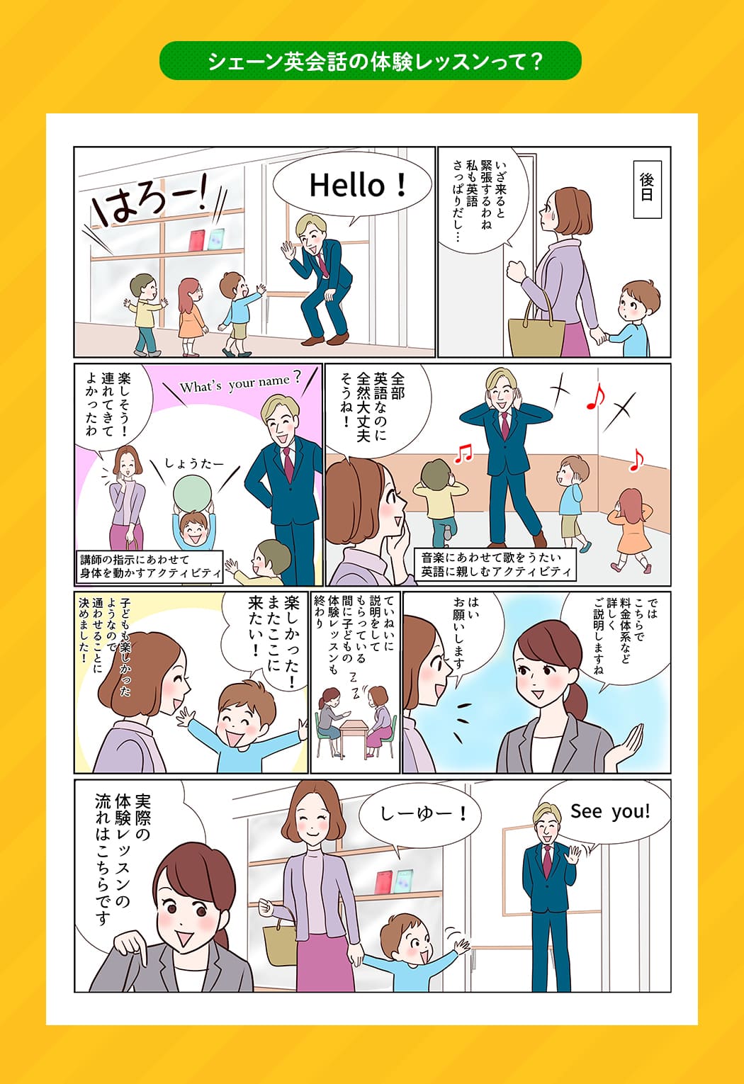 シェーンの英会話体験レッスンって?