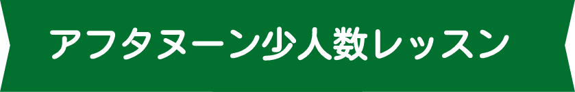 アフタヌーン少人数レッスン